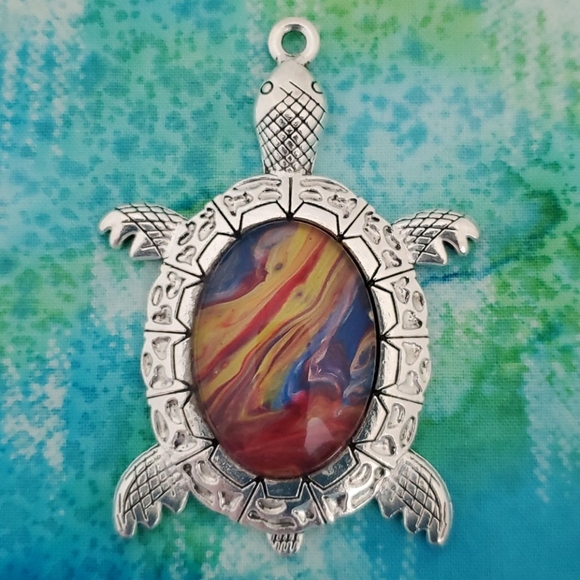 Nacanina Jewelry - Handmade Turtle Pendant Necklace